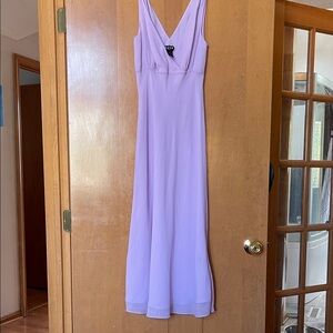 BCBG Paris Lavender Maxi Dress